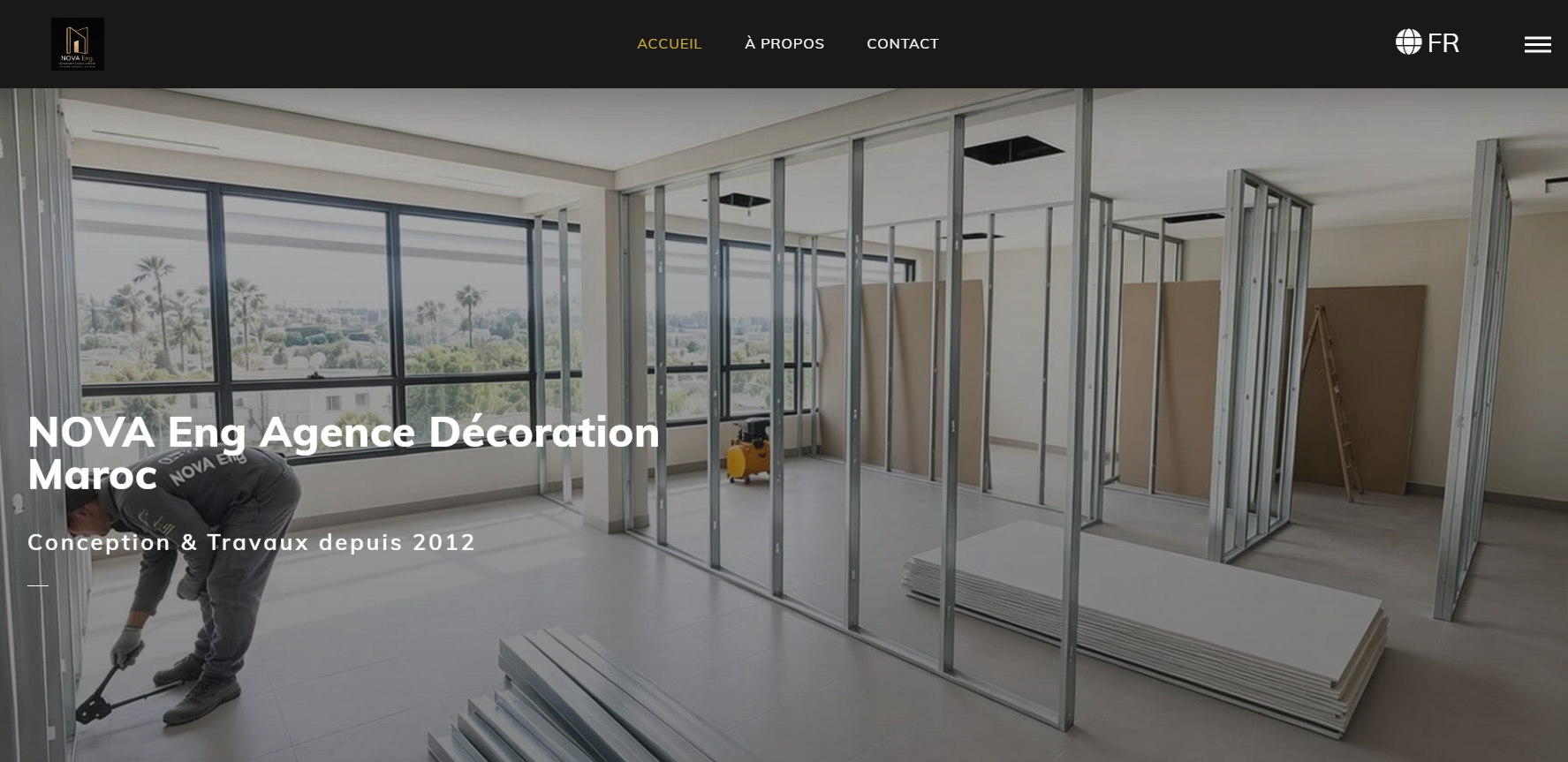 Renovation Company Brand Website